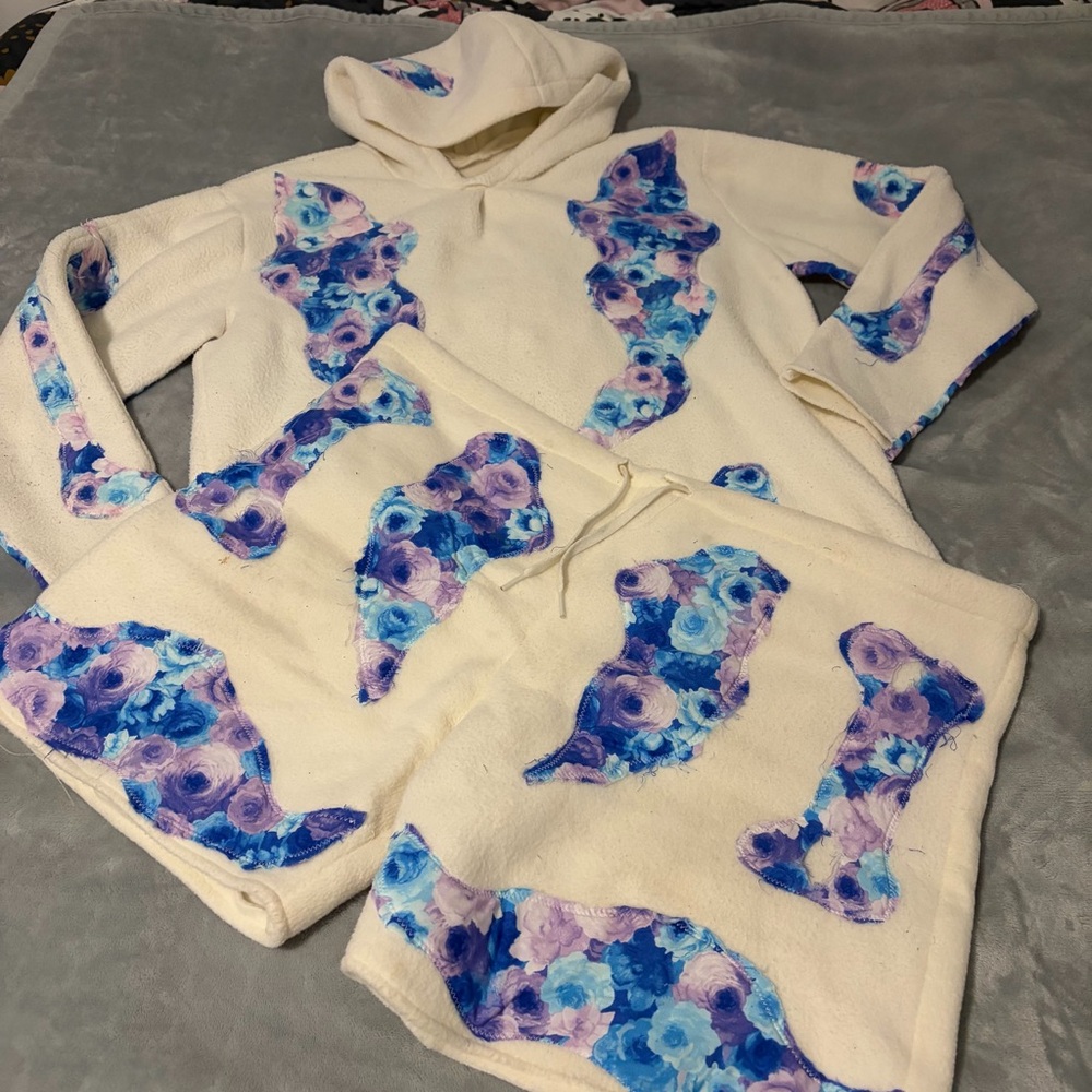 Men Hoodie and Shorts Set